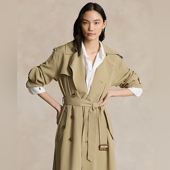 Polo Ralph Lauren Jackets & Blazers - Polo Ralph Lauren Twill Trench Coat